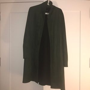 Soft Hunter Green Overcoat